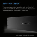 AC Infinity Heavy-Duty Rack Drawer With Aluminium Faceplate (2U)