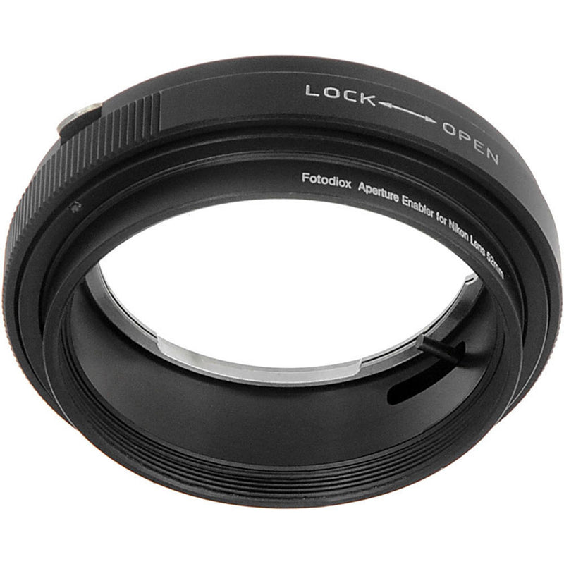 FotodioX 52mm Reverse Mount Macro Filter with Aperture Control for Nikon G/DX-Mount Cameras