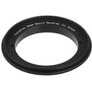 FotodioX 55mm Reverse Mount Macro Adapter Ring for Nikon F-Mount Cameras