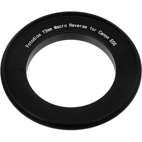 FotodioX 72mm Reverse Mount Macro Adapter Ring for Canon EOS-Mount Cameras