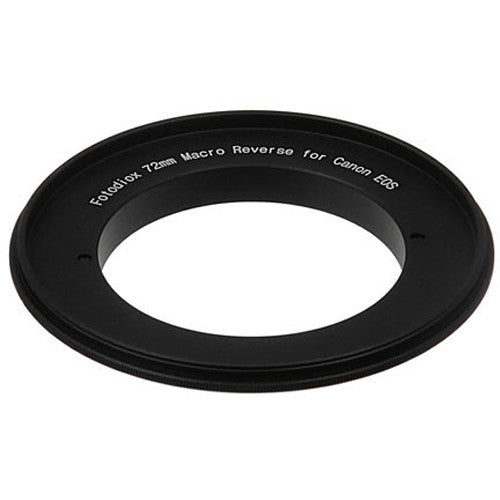 FotodioX 72mm Reverse Mount Macro Adapter Ring for Canon EOS-Mount Cameras