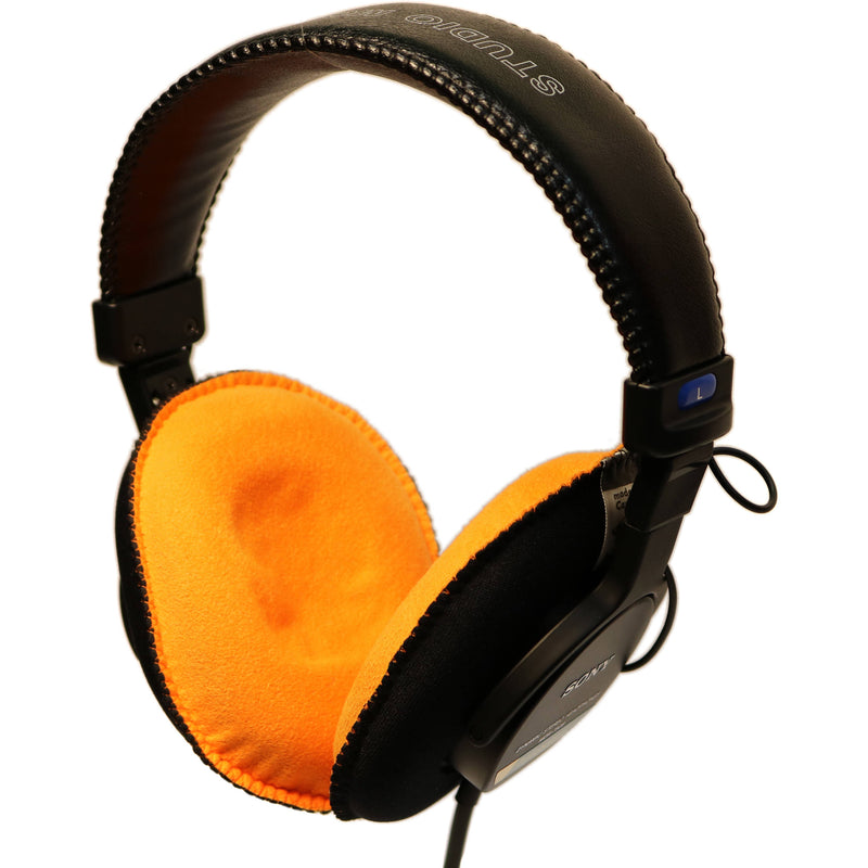 Bluestar CanSkins Earcup Covers for Sony MDR-7506 Headphones (Pair, Orange)