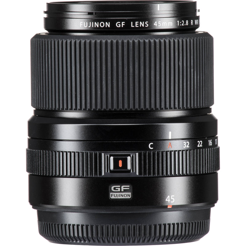FUJIFILM GF 45mm f/2.8 R WR Lens with UV Filter Kit