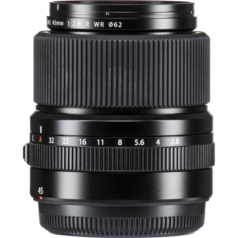 FUJIFILM GF 45mm f/2.8 R WR Lens with UV Filter Kit