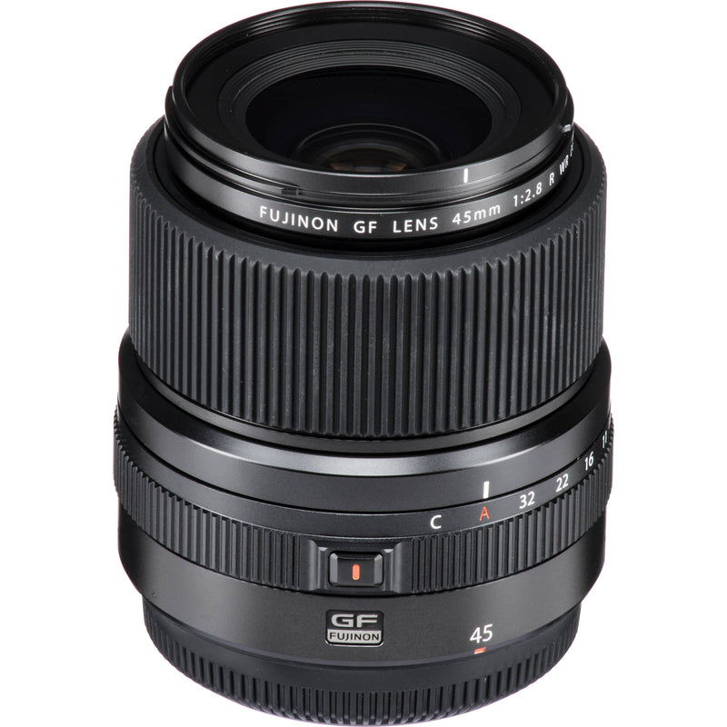 FUJIFILM GF 45mm f/2.8 R WR Lens with UV Filter Kit