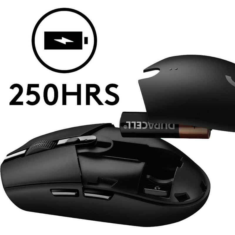 Logitech G305 LIGHTSPEED Wireless Mouse (Black)