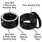 FotodioX Macro Extension Tube Set for Sony Alpha E-Mount Cameras: for Extreme Close-Up Photography