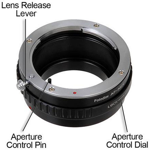 FotodioX Mount Adapter for Sony A-Mount Lens to Sony E-Mount Camera