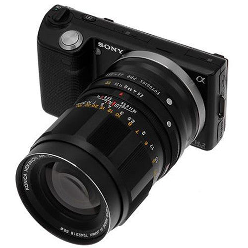 FotodioX Pro Mount Adapter for Konika AR Lens to Sony E-Mount Camera