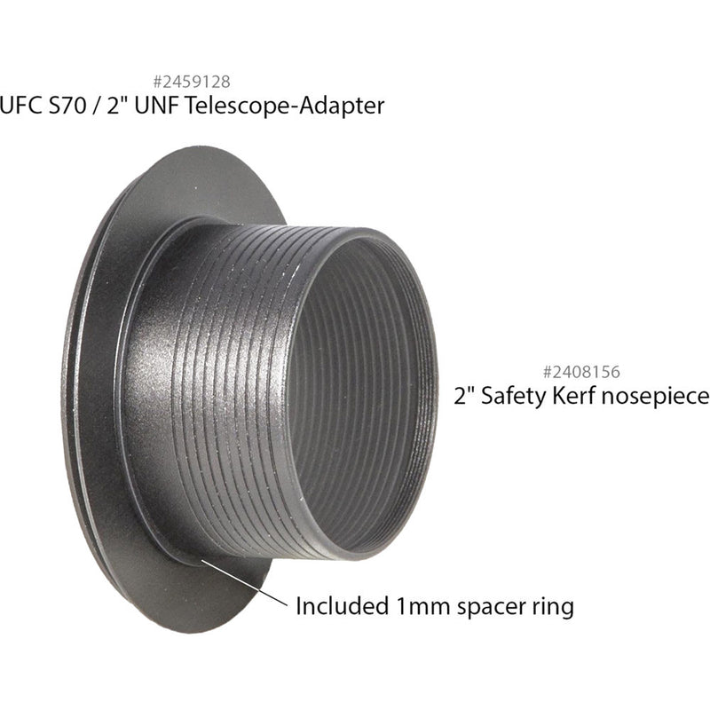 Alpine Astronomical Baader UFC S70 Telescope Adapter (Standard SCT Threads)