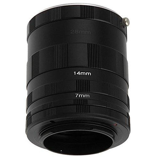 FotodioX Macro Extension Tube Set for Micro Four Thirds (MFT, M4/3) Cameras: for Extreme Close-Up Photography