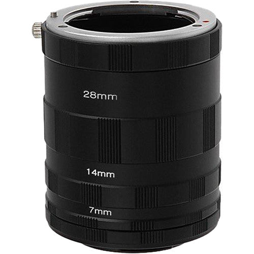 FotodioX Macro Extension Tube Set for Micro Four Thirds (MFT, M4/3) Cameras: for Extreme Close-Up Photography