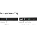 SIIG 4K HDR HDMI 2.0 HDBaseT Extender Over Single Cat5e/6 with RS-232 and IR (100m)