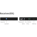 SIIG 4K HDR HDMI 2.0 HDBaseT Extender Over Single Cat5e/6 with RS-232 and IR (100m)