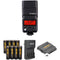 Godox TT350C Mini Thinklite Flash with Accessories Kit for Fujifilm Cameras
