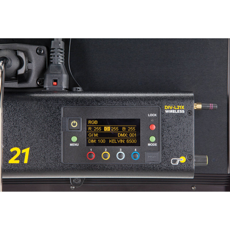Kino Flo Diva-Lite 21 LED DMX Panel (Center Mount)