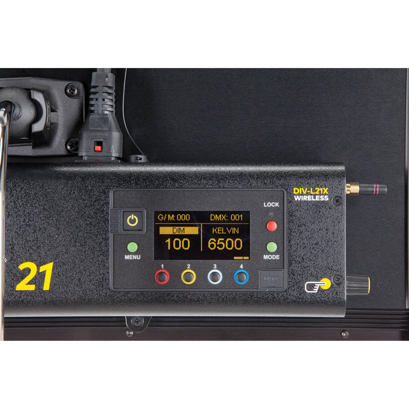 Kino Flo Diva-Lite 21 LED DMX Panel (Center Mount)