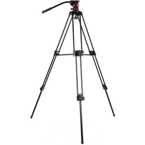 CAME-TV 601A Aluminum Video Tripod with Fluid Head