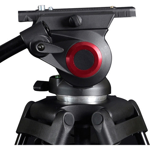 CAME-TV 601A Aluminum Video Tripod with Fluid Head