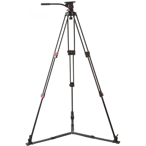 CAME-TV 609B Carbon Fiber Video Tripod with Fluid Bowl Head