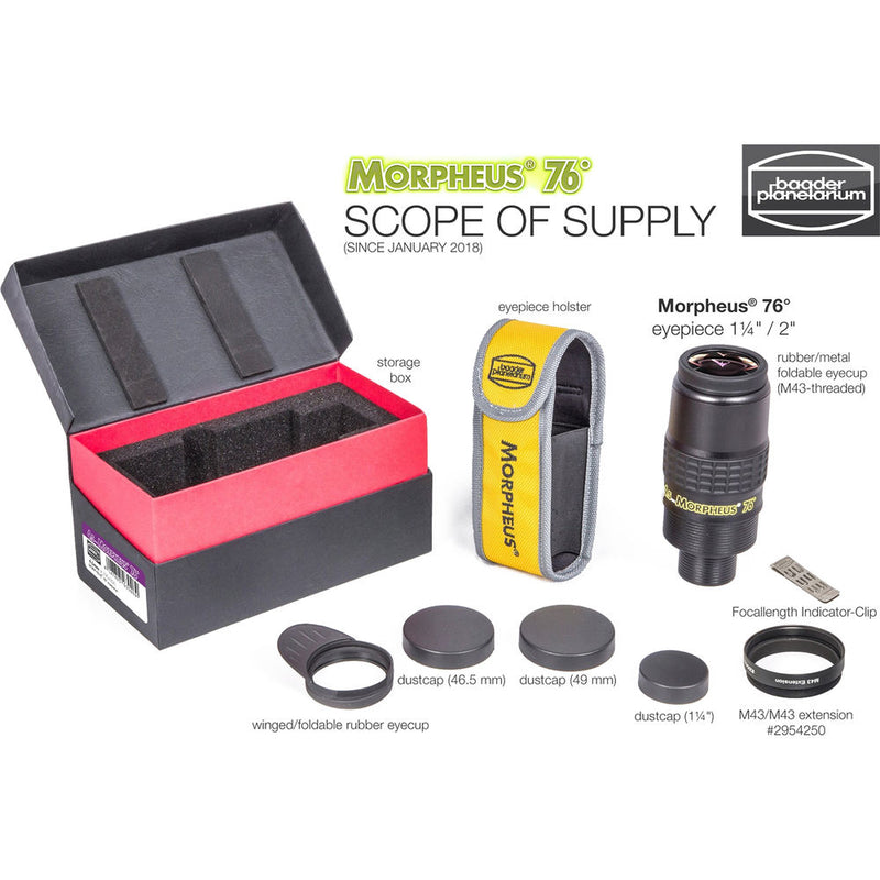 ALPINE ASTRONOMICAL Baader Morpheus 76 12.5mm Eyepiece (1.25"/2")