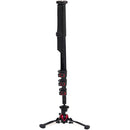 CAME-TV TP705BS Carbon Fiber Monopod with Pivoting and Lockable Foot Stand 705BS