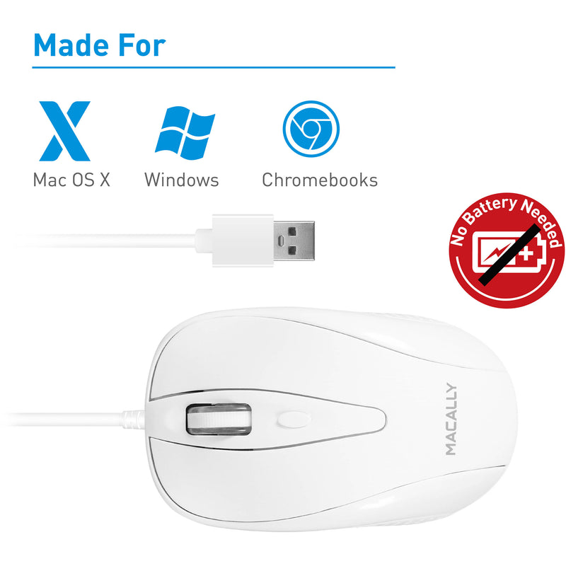 Macally TURBO Wired Mouse