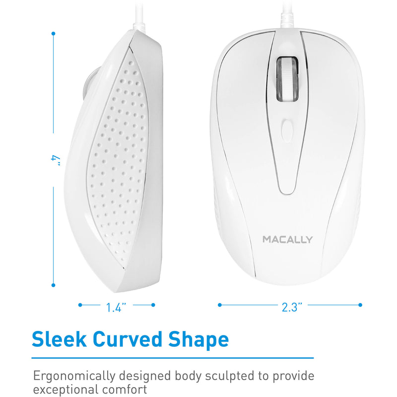 Macally TURBO Wired Mouse