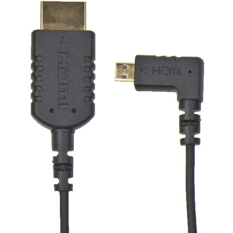 Camera Motion Research UFAR90D15 Thin Right-Angle Micro-HDMI to HDMI Cable (15")