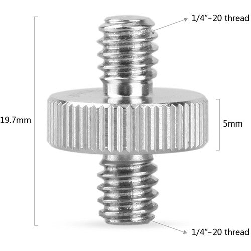 SmallRig 1/4"-20 to 1/4"-20 Double-End Stud (2-Pack)