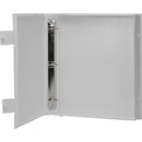 ClearFile Safety Binder with 1" O-Rings (White)