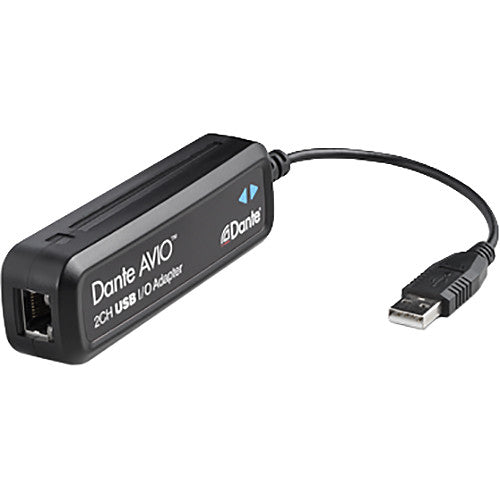 Audinate Dante AVIO 2x2 USB I/O Adapter for Dante Audio Network