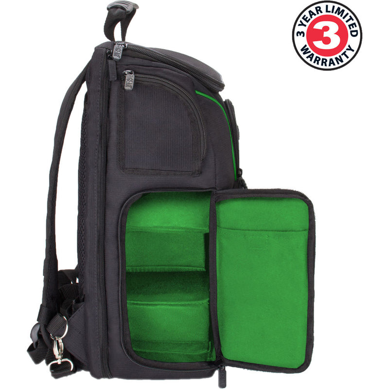 USA GEAR S17 DSLR Camera Backpack (Green)