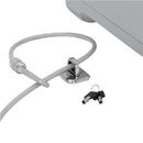 Maclocks Anchoring Point for Security Cable Locks (Silver)