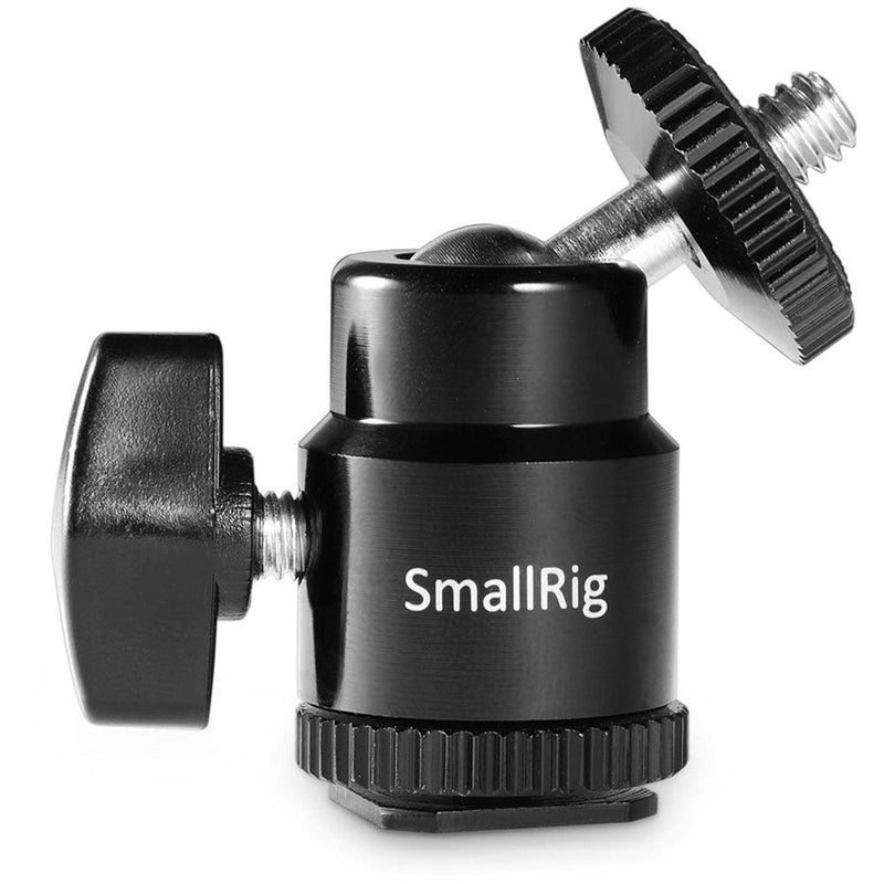 SmallRig Cold Shoe to 1/4" Threaded Adapter (Black)