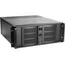 iStarUSA D Storm Series 4U Compact Stylish Rackmountable Chassis (Black Bezel)