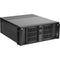 iStarUSA D-400-6 4U Compact Stylish Rackmount Chassis (Black Bezel)