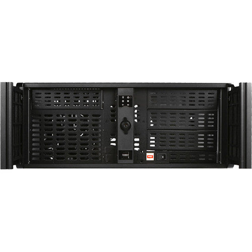 iStarUSA D Storm Series 4U Compact Stylish Rackmountable Chassis (Black Bezel)