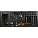 iStarUSA D Storm Series 4U Compact Stylish Rackmountable Chassis (Black Bezel)