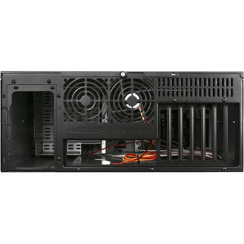 iStarUSA D Storm Series 4U Compact Stylish Rackmountable Chassis (Black Bezel)