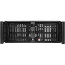 iStarUSA D-400-6 4U Compact Stylish Rackmount Chassis (Black Bezel)