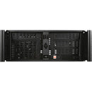 iStarUSA D Storm Series 4U Compact Stylish Rackmountable Chassis (Blue Bezel)