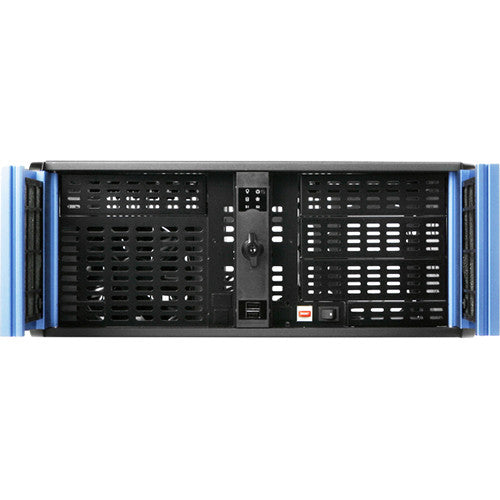 iStarUSA D-400SE 4U Compact Rackmount Chassis (Blue Bezel)