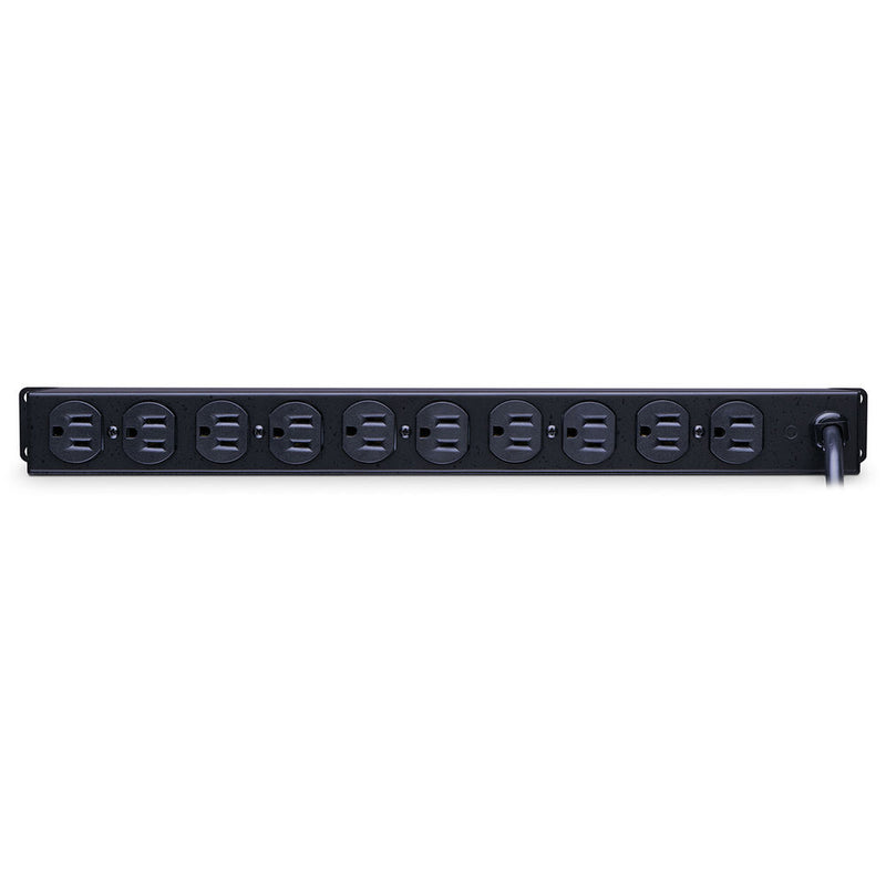 CyberPower 120V,15A 10- 5-15R Outlets Nema 1U Rackmount PDU with 15' Cord