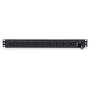 CyberPower (15)12A/100-125V/50/60Hz/PDU/Nema 5-15P Plug/10-R/2-F Nema 5-15R OUTS/1U/15'Cord