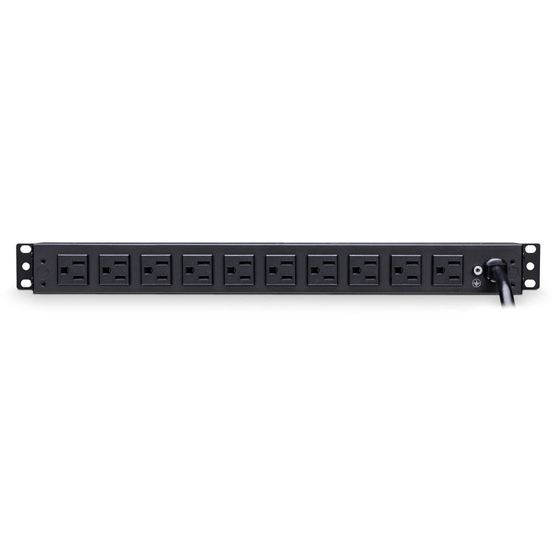 CyberPower (15)12A/100-125V/50/60Hz/PDU/Nema 5-15P Plug/10-R/2-F Nema 5-15R OUTS/1U/15'Cord