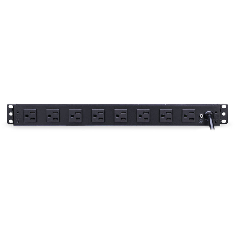 CyberPower (15)12A/100-125V/50/60Hz/PDU/Nema 5-15P Plug/8-Nema 5-15R OUTS/1U/15'Cord