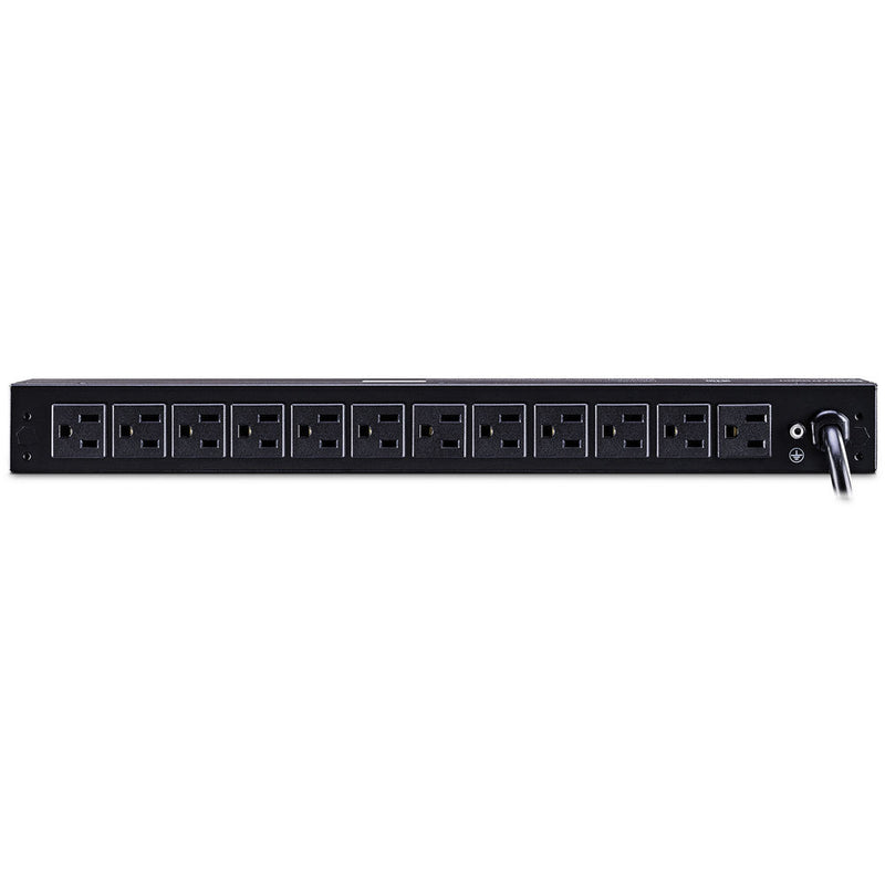 CyberPower Rackbar Surge Protector:3600 J/120 V/NEMA 5-15P Plug/14 NEMA 5-15R(2 Front,12 Rear)1U/15"Cord