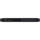 CyberPower Rackbar Surge Protector:3600 J/120 V/NEMA 5-15P Plug/14 NEMA 5-15R(6 Front,8 Rear)1U/15"Cord
