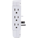 CyberPower Wall Tap with 1200 Joules Surge Protector, 2 USB 2.4A Shared, 6 Swivel Outlet (White)